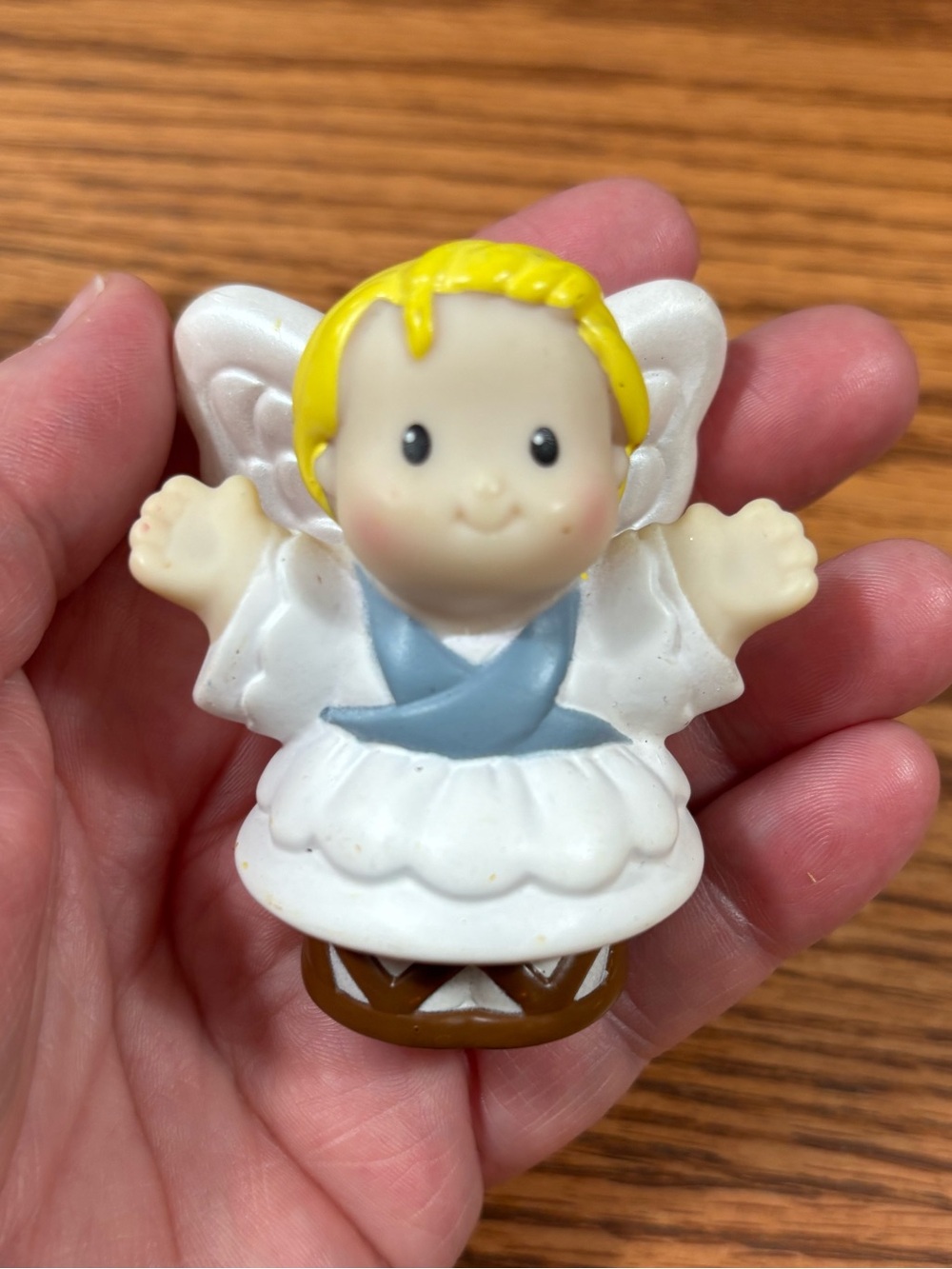 Vintage Fisher Price Little People Angel Nativity Figure 2002 Mattel Christmas